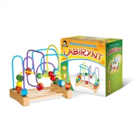 Zabawka edukacyjny labirynt drewniany