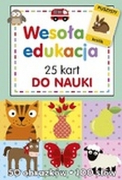Wesoła edukacja 25 kart do nauki - Opracowanie zbiorowe