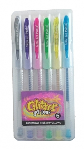 Glitter Gel Pen 6 kolorów (19392PTR)