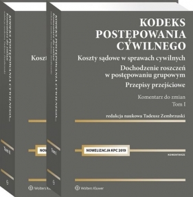 Kodeks postępowania cywilnego Komentarz do zmian 2019 Tom 1-2 - Opracowanie zbiorowe