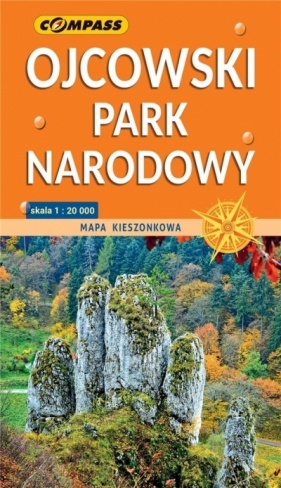 Mapa kieszonkowa - Ojcowski Park Narodowy 1:20 000 - praca zbiorowa