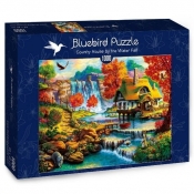 Bluebird Puzzle 1000: Letnia chatka z wodospadem w tle (70339)