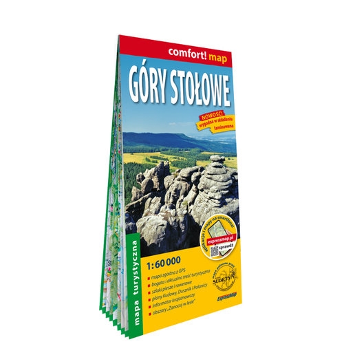 Góry Stołowe laminowana mapa turystyczna 1:60 000