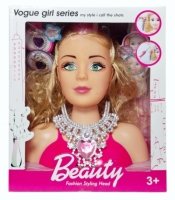 Głowa do stylizacji z akcesoriami