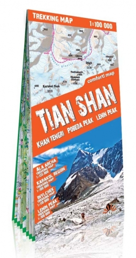 Tien Shan Tian Shan mapa trekkingowa