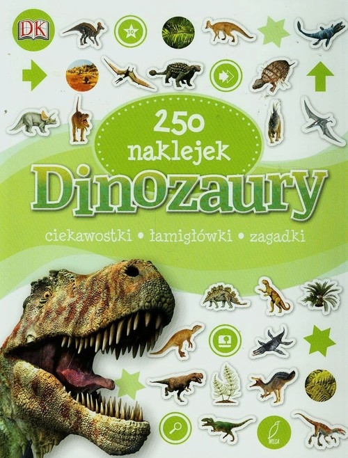Dinozaury 250 naklejek