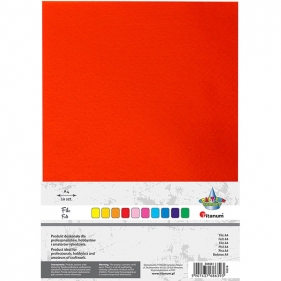 Filc A4/10 arkuszy - mix kolorów (344561)