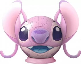Puzzle 3D: Disney Stitch Kula Angel z uszami (11639)