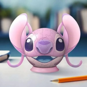 Puzzle 3D: Disney Stitch Kula Angel z uszami (11639)