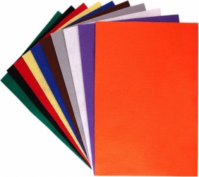 Filc A4/10 arkuszy - mix kolorów (344561)