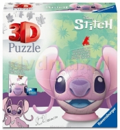 Puzzle 3D: Disney Stitch Kula Angel z uszami (11639)