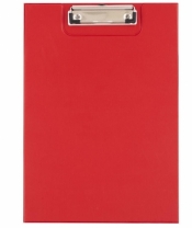 Deska A5 PVC z klipem czerwona D.RECT