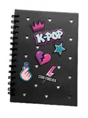 Coolpack, Kołobrulion A5/100k kratka - K-Pop Dark