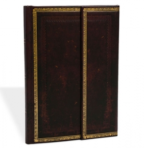 Notatnik w linie Paperblanks Black Moroccan Midi