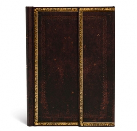 Notatnik w linie Paperblanks Black Moroccan Midi