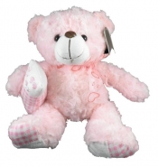 Miś Happy różowy 27cm siedzący (2939) - <br />