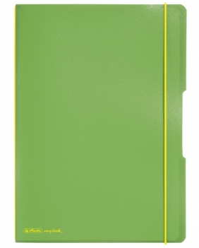 Notatnik my.book Flex A4/2x40k linia, kratka - zielony (11361458)