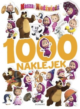 Masza i Niedźwiedź 1000 naklejek - Klaudyna Cwynar