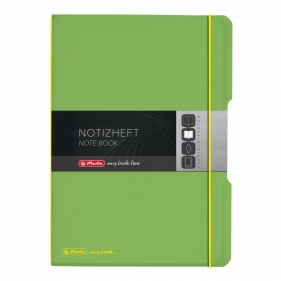 Notatnik my.book Flex A4/2x40k linia, kratka - zielony (11361458)