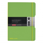 Notatnik my.book Flex A4/2x40k linia, kratka - zielony (11361458)