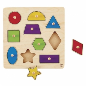 Geometryczne puzzle - <br />