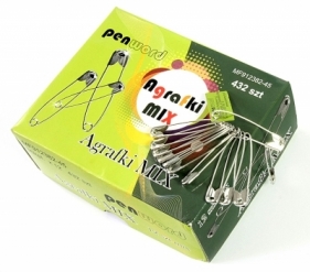 Agrafki mix rozmiarów 12 sztuk (912382-45)