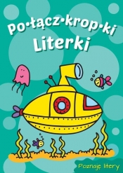Literki Łódź podwodna Połącz Kropki