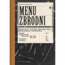  Menu zbrodni