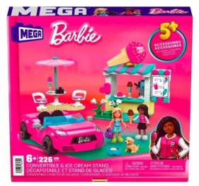Klocki Barbie Mega Kabriolet i stoisko (HPN78)