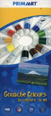 Farby Gouache Prima Art 12 kolorów 12 ml w tubie