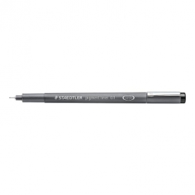 Cienkopis kreślarski Staedtler pigmentowy 0,1 mm, czarny 0,1 mm (S 308 01-9)