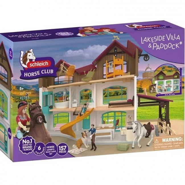 <img src='https://webimage.pl/pics/395/0/d4069111650395.jpg' style='height:440px' /> Willa Lakeside z padokiem dla koni i figurkami