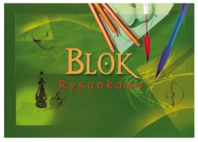 Blok rysunkowy Kreska A4/20 kartek - biały