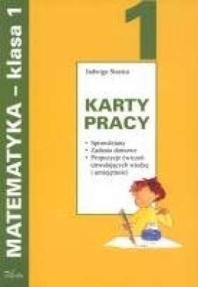 Karty pracy Matematyka 1 - Stasica Jadwiga