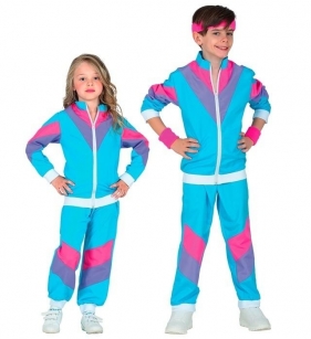 Strój dresowy w stylu lat 80 rozm. 164/XXS