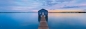 Puzzle 1000 High Quality Collection: Panorama Blue calm (39439)