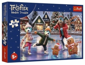 Puzzle 100 Bert w bombkach TREFL