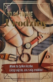 Karnet urodziny z wymiennymi cyframi JCX-240