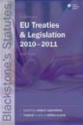 Blackstone's EU Treaties Nigel Foster, N Foster