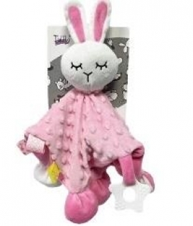 Miluś różowy zając 25cm
