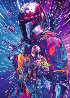 Puzzle 2D: Star Wars The Mandalorian, 500 el.