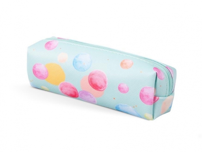 <img src='https://webimage.pl/pics/396/4/d8595138524396.jpg' style='height:440px' /> Piórnik saszetka mini cube print Bańki
