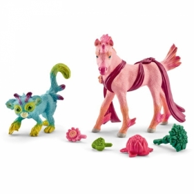 Figurki zestaw dwóch tęczowych zwierzątek (SLH-41439)