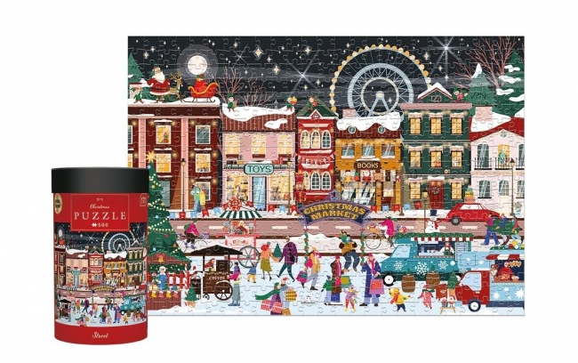 Puzzle 500 Christmas Festive Street