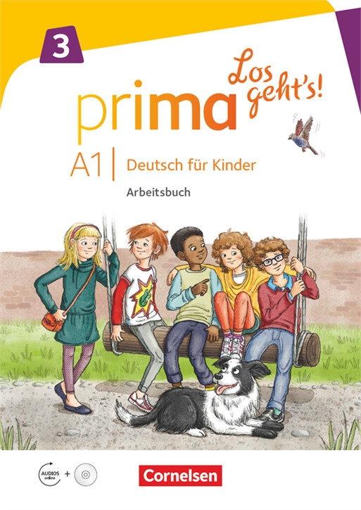 Prima Los geht's! A1 Band 3 Deutsch fur Kinder Arbeitsbuch mit Audio-CD und Stickerbogen