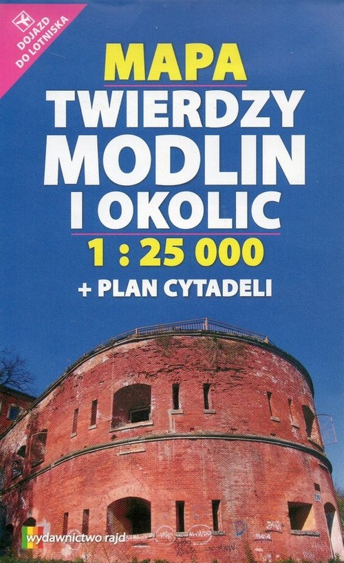 Mapa Twierdzy Modlin i okolic 1:25 000