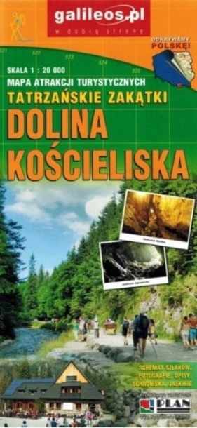 Dolina Kościeliska. Mapa atrakcji w.2024 - Opracowanie zbiorowe