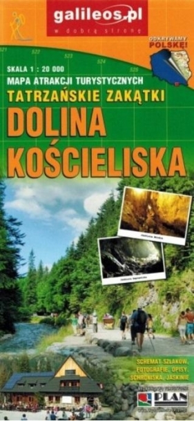 Dolina Kościeliska. Mapa atrakcji w.2024 - praca zbiorowa