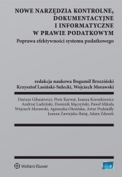 Nowe narzędzia kontrolne dokumentacyjne i informatyczne w prawie podatkowym