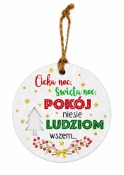 Zawieszka ceramiczna Boże Narodzenie